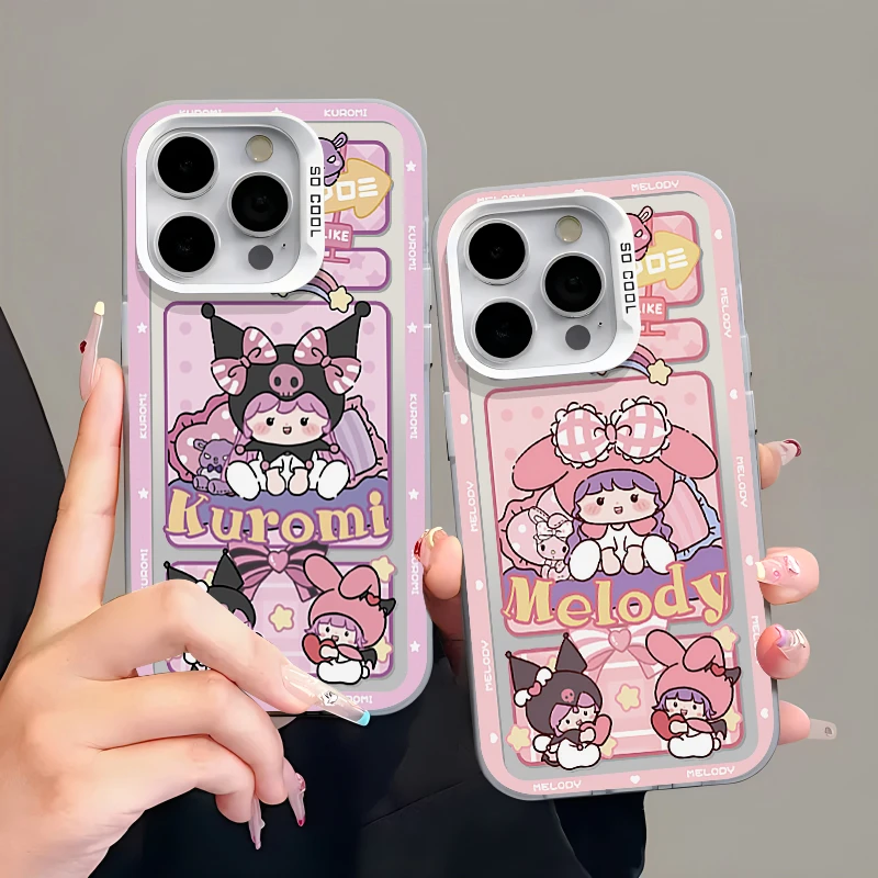 ins头套女孩适用iPhone15/14闺蜜手机壳苹果vivo华为小米oppo创意