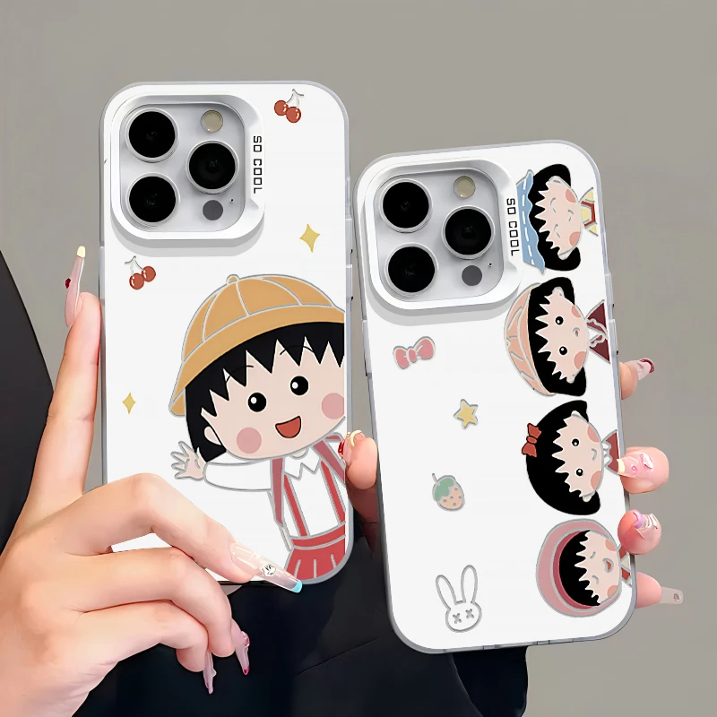 小丸子一排适用iPhone15/14手机壳苹果vivo华为小米oppo闺蜜12/13
