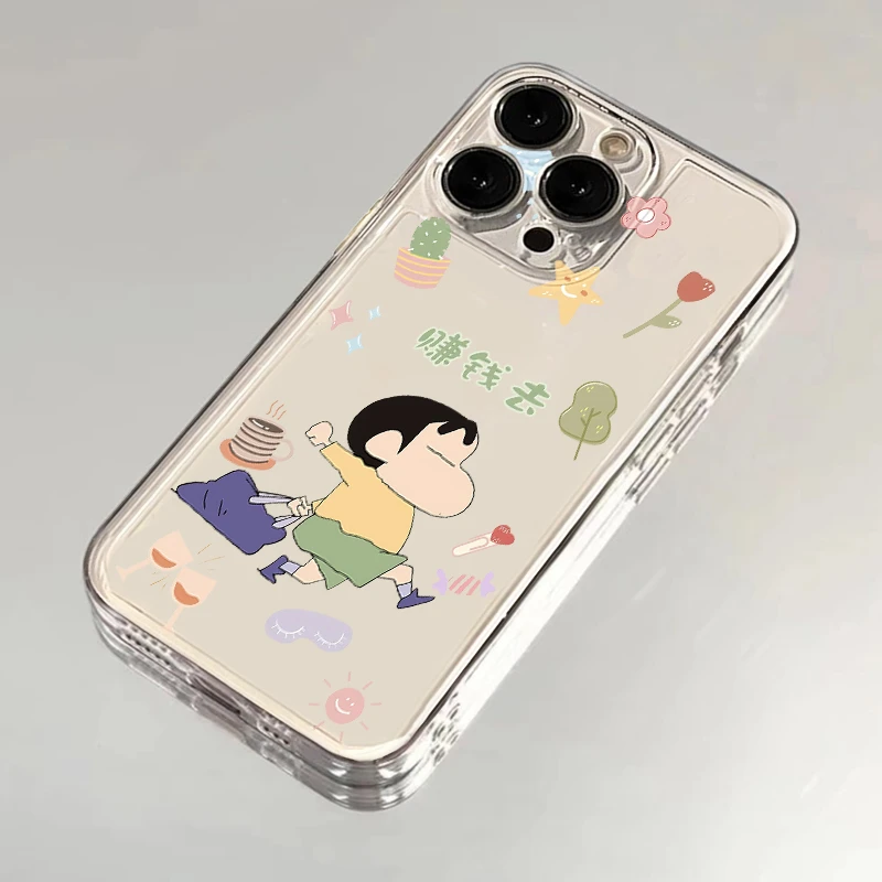赚钱去小新太空壳iphone15苹果14promax手机壳华为vivo小米oppo