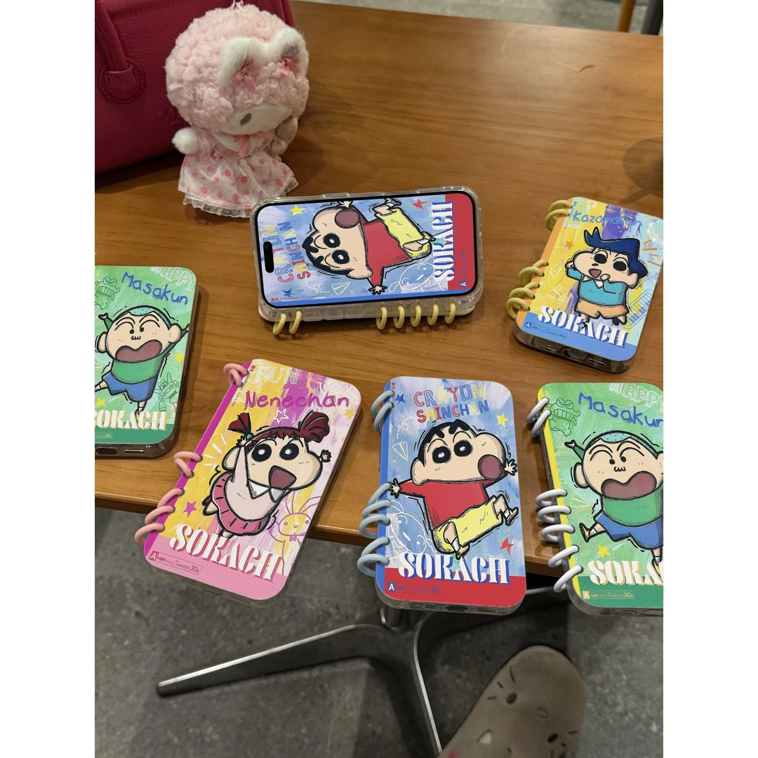 欧克里里爆款书本油画风小新适用苹果16/15笔记本14/13/12手机壳