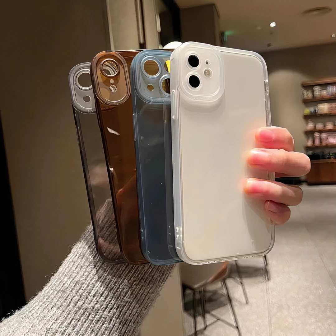 欧克里里简约透明高级感苹果15手机壳iphone13/14promax防摔12/11