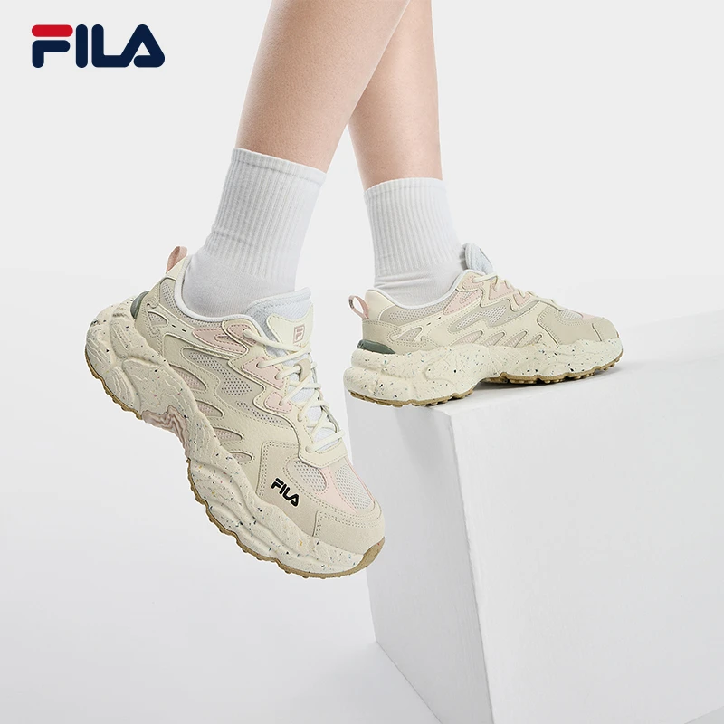 【高端蕨草鞋】斐乐蕨草鞋运动女款轻透男ins老爹鞋F12W331101Fyw