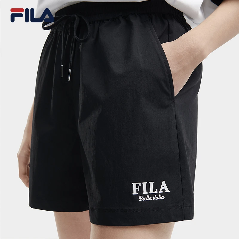 【小桃红女梭织短裤】斐乐短裤2024夏季新百搭休闲裤F51W429802F