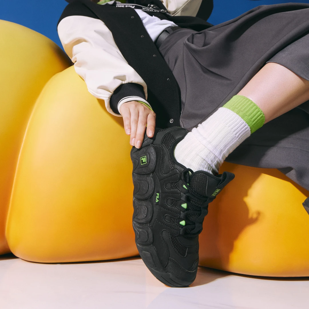 FILA/斐乐情侣鞋【可颂柔软面包鞋】休闲厚底增高老爹鞋F12W342103F