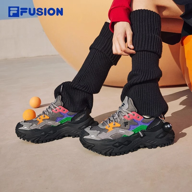 FUSION女BIANCO冬季厚底鞋2024春季款硬糖鞋跑步鞋T12W411303F