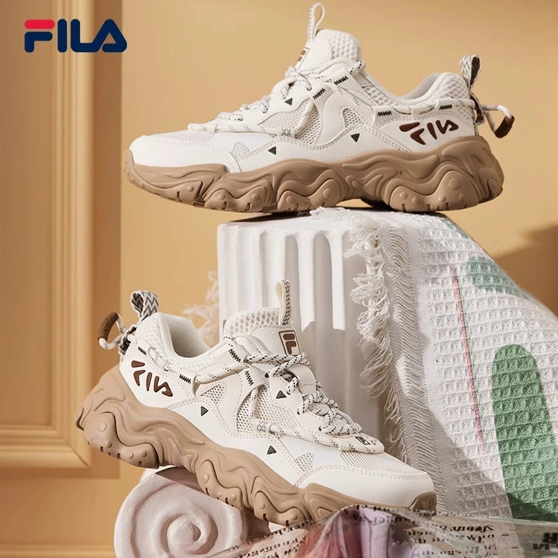 Fila/斐乐猫爪5代老爹运动鞋24夏新夏季休闲鞋透气F12W422103-Q43