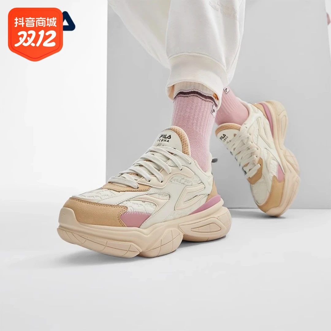 斐乐复古百搭情侣原子鞋秋冬新款运动休闲老爹鞋F12W343103