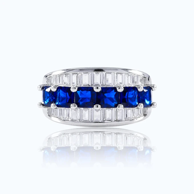 合金合成锆石戒指 【琴愿为你】时尚小气高端戒指CJ150245