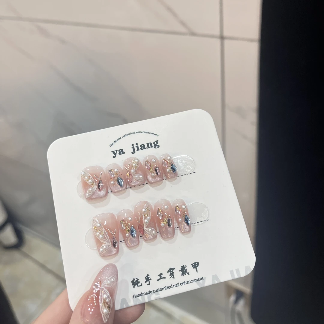 【月光恋蝶】纯手工穿戴甲