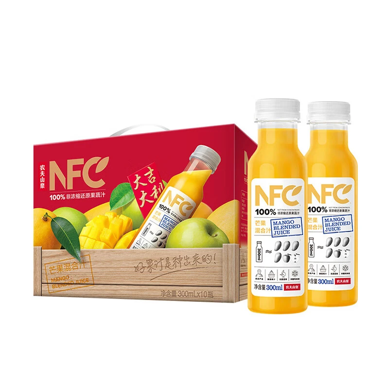 农夫山泉NFC芒果汁礼盒300ml*10/盒