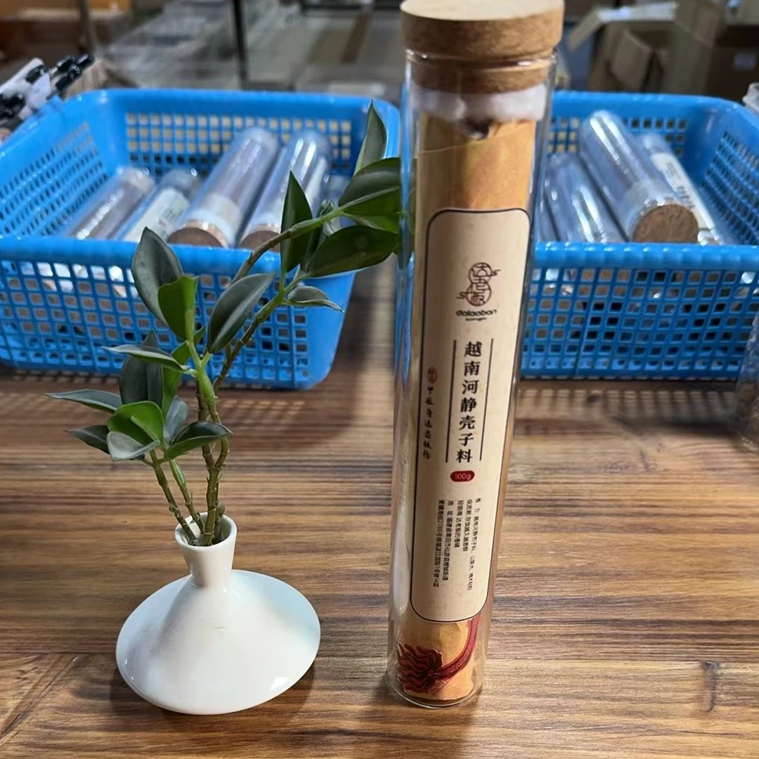 越南河静壳子料线香100克书房卧室香薰古法达氏香事