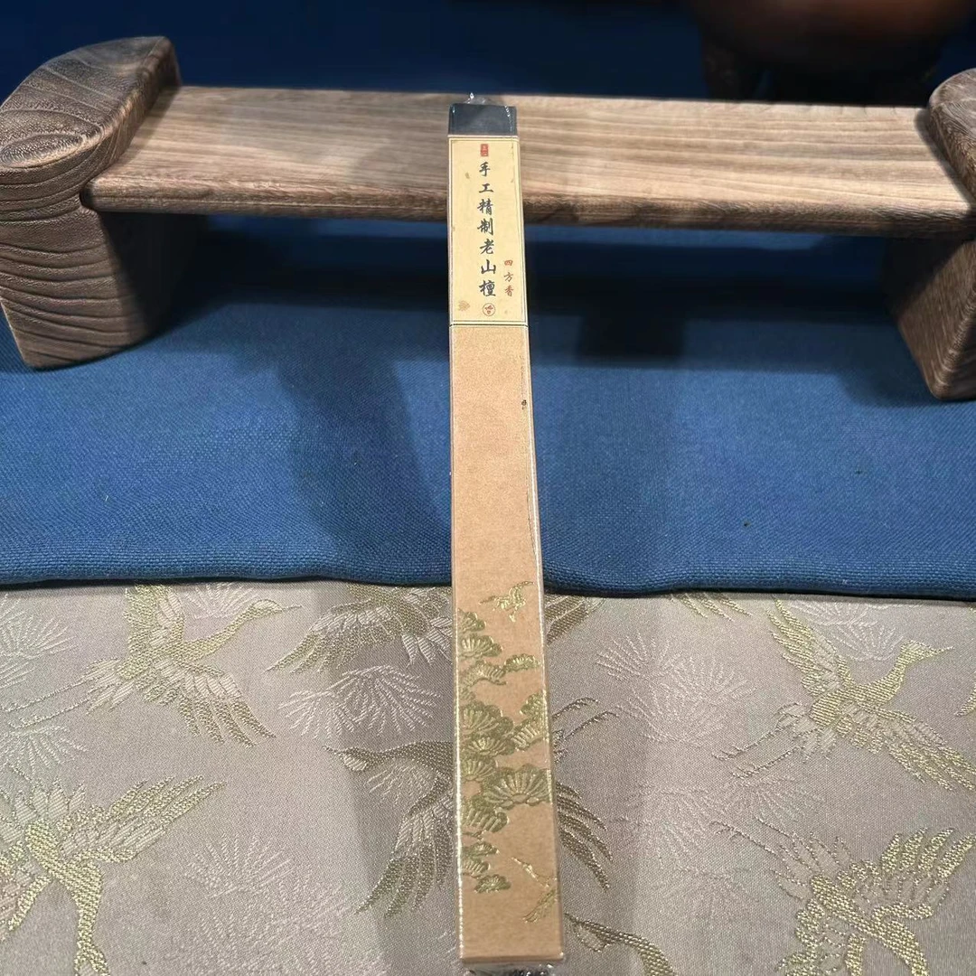 手工精制老山檀10克线香 四方香室内熏香   卧室香薰达氏香事