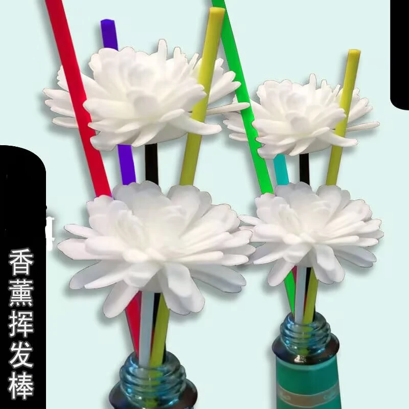 【升级黑白60支//彩色80支加2花】挥发棒香薰夏日DIY花露水扩香棒