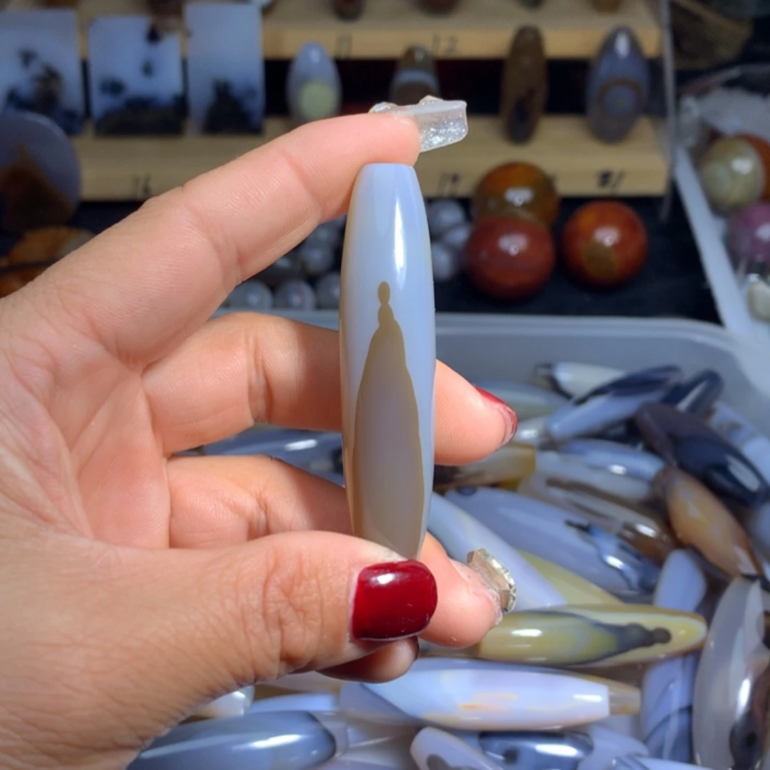 【闪购商品】玛瑙/玉髓颈饰未镶嵌鹏**角吊坠