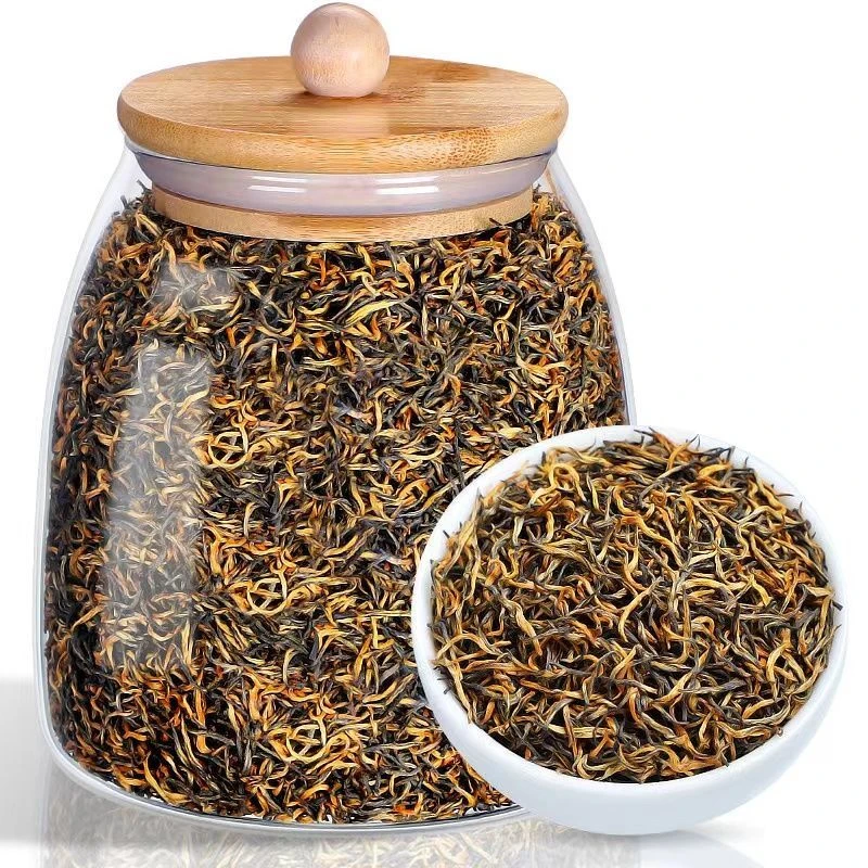 匠界金骏眉红茶新茶浓香型蜜香黄牙正宗金骏眉玻璃罐装250g