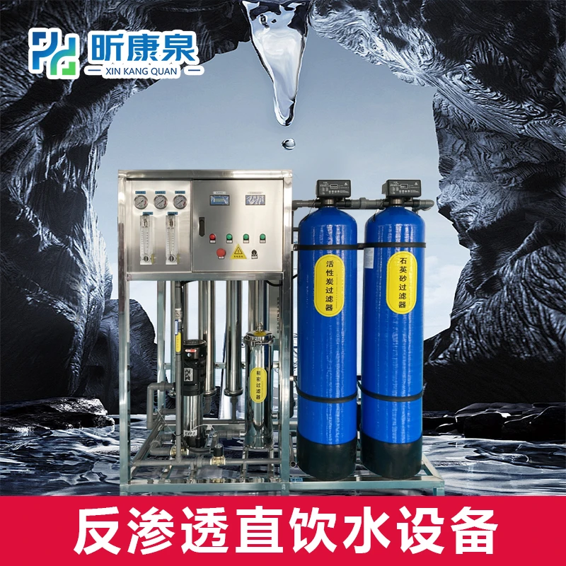 厂家直销1T反渗透水处理设备食品加工大桶水直饮水净水机商用净化