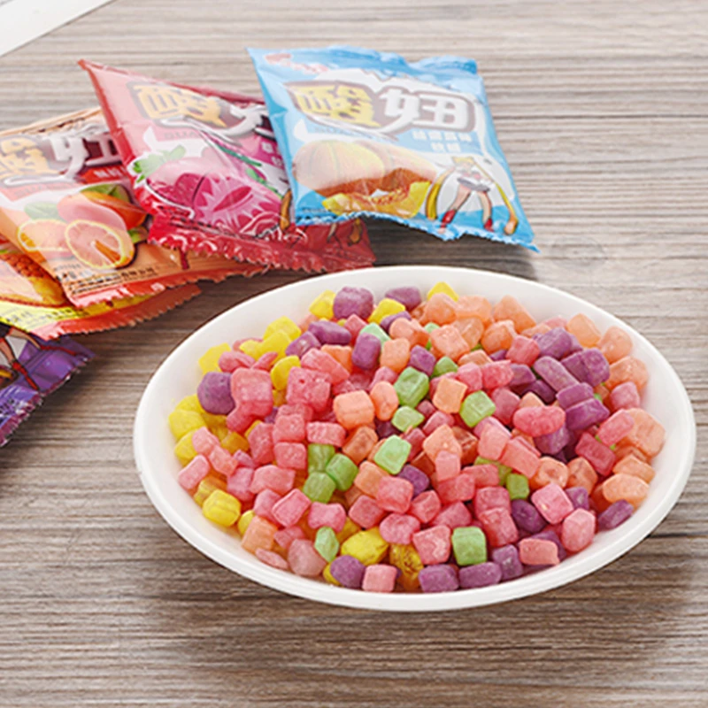 乐潮酸妞软糖混合水果味多口味150g/310g/320g8090后怀旧零食童年