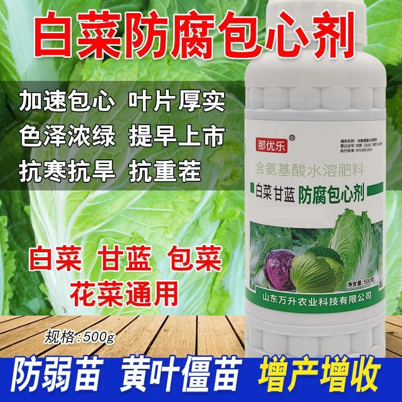 白菜抗病增产包心剂大白菜霜霉病烂根黄叶腐烂软腐病灰霉病专用药