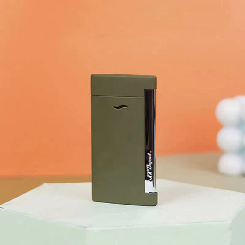 S.T. Dupont/都彭/新款超薄slim7磨砂哑光橙哑光绿电子防风打火机
