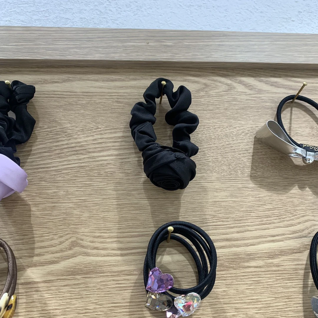 韩国手工玫瑰花高贵典雅饰品发圈