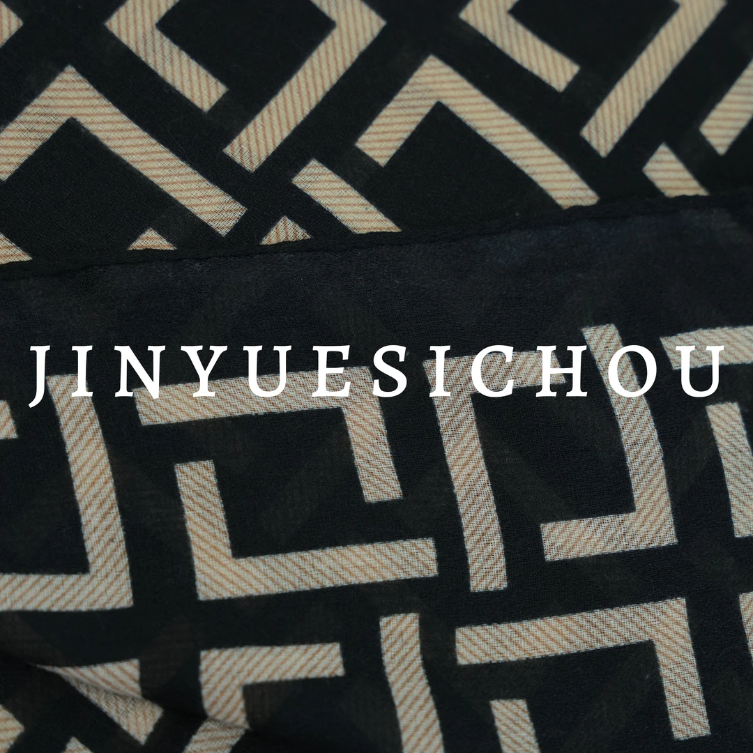 锦悦【辉煌传奇】新中式棉麻轻奢高定国风丝巾（A454）