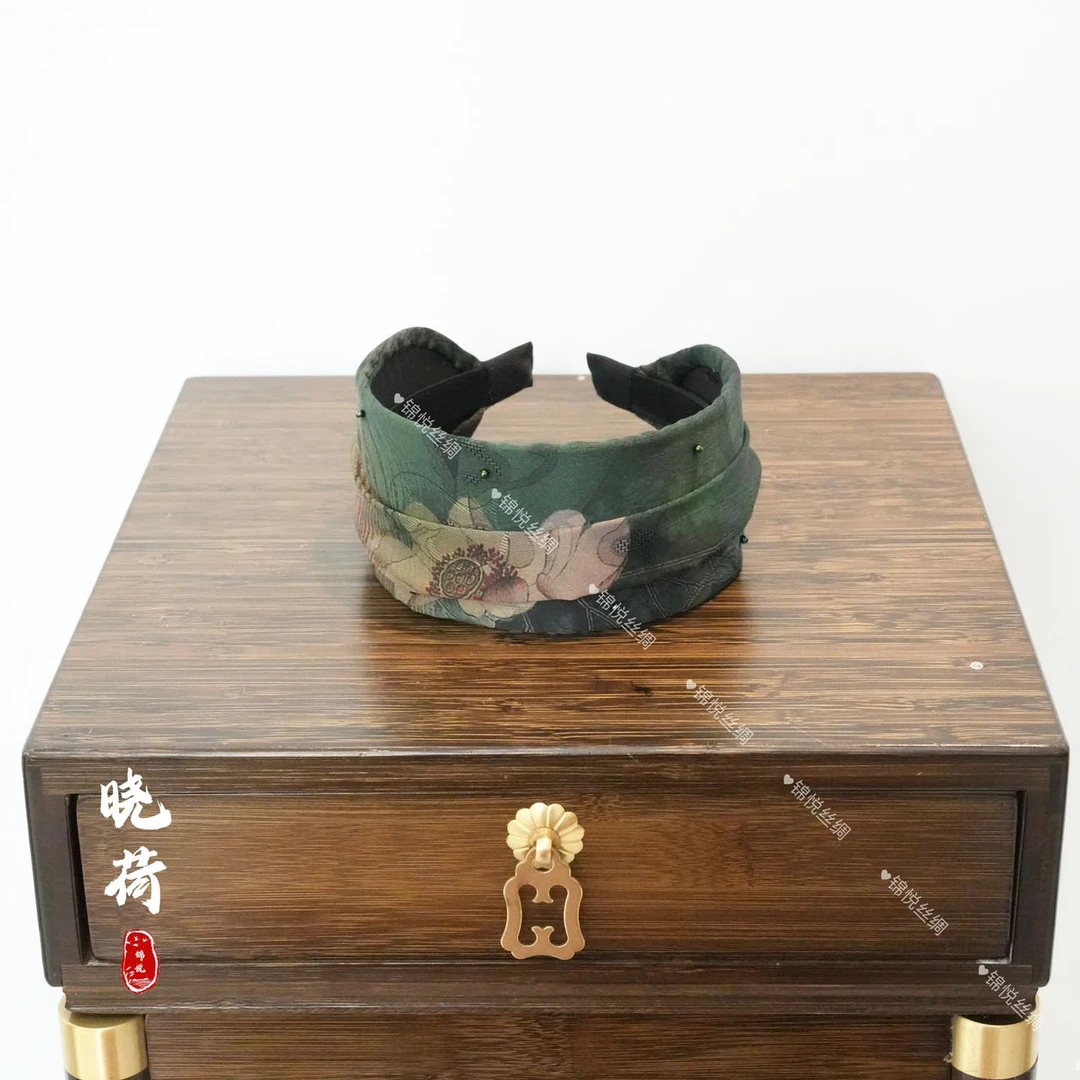 【晓荷】新中式轻奢高定发箍（A1225）