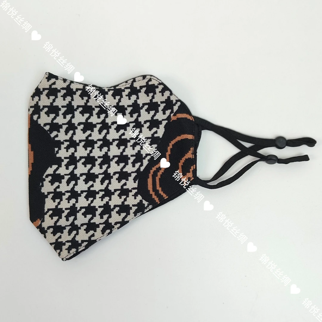 【凤缘绘】新中式可调节轻奢高定口罩（K064）