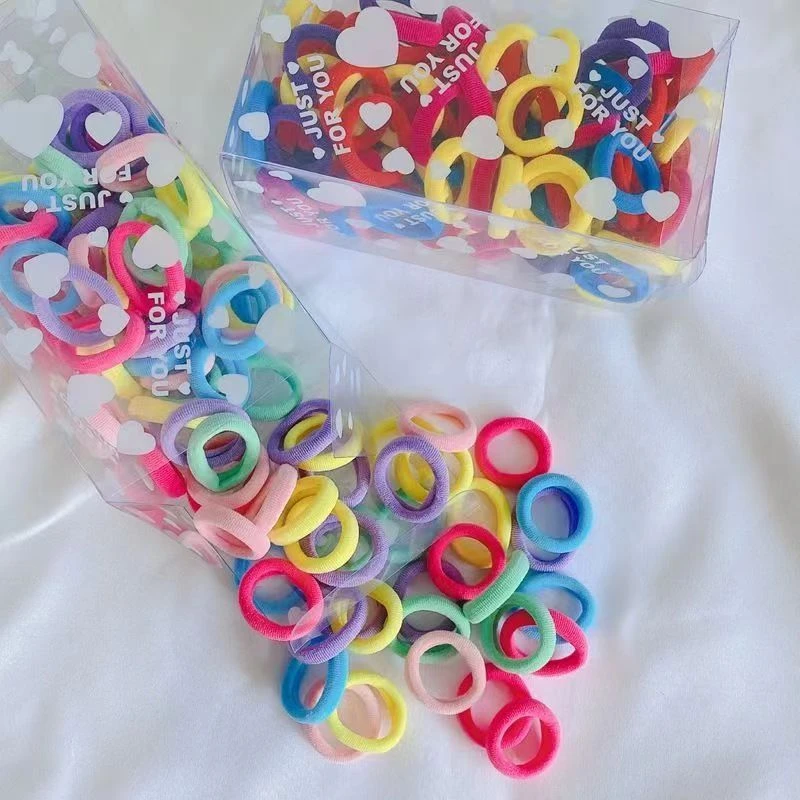 宠物美容不伤毛皮筋狗狗小号毛巾圈糖果色发绳泰迪西施扎头发饰品