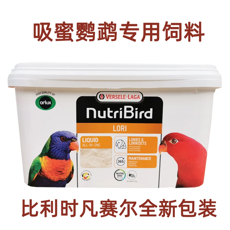 比利时凡赛尔Lori吸蜜粉 原装进口 紫腹红伶黄兜喋喋彩虹主食健康