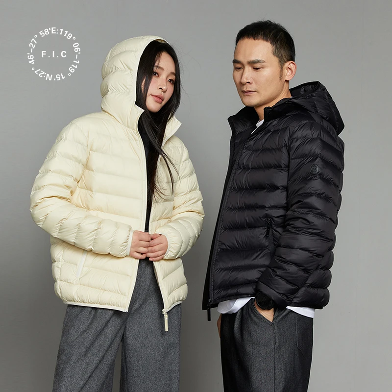 朱先生F.I.C【轻薄连帽款羽绒服】暖芯+95鸭绒+恒温保暖御寒