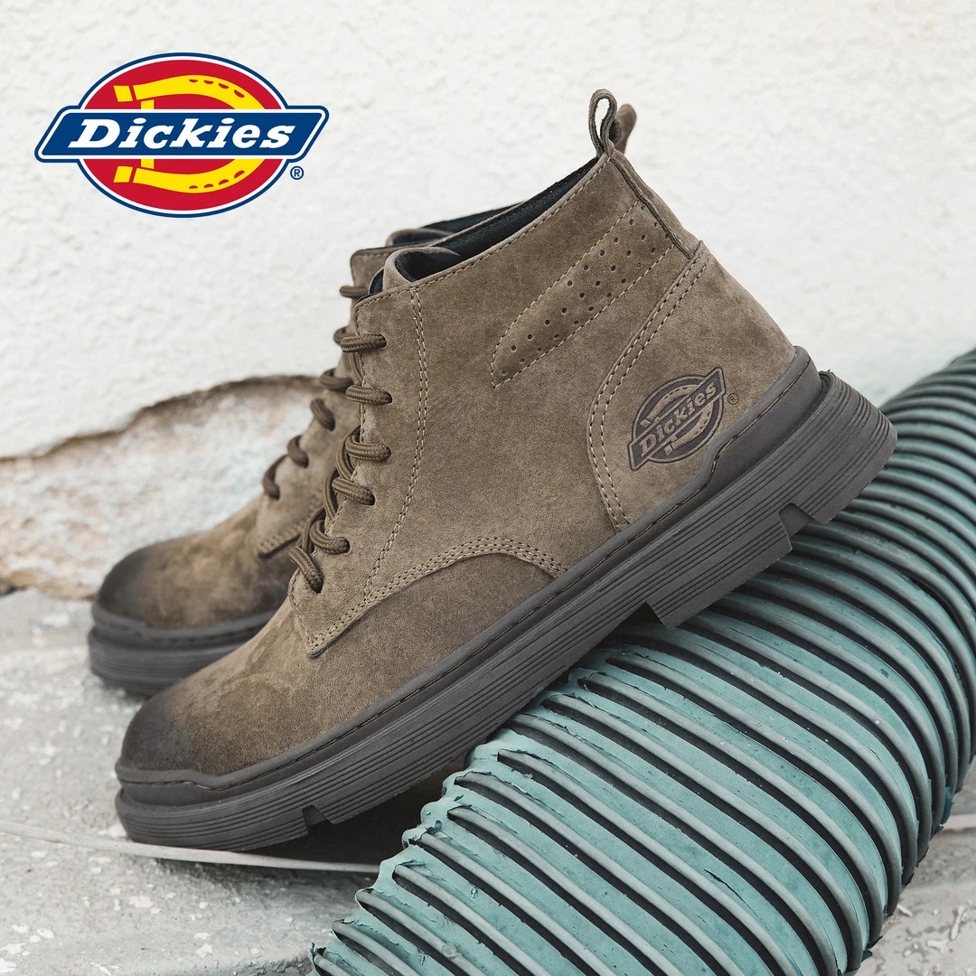 潮鞋百搭休闲鞋子男中帮靴子男士鞋子马丁靴户外工装靴