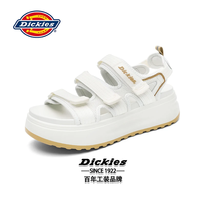 Dickies女士凉鞋时尚百搭休闲鞋子厚底舒适软底拖鞋网红ins潮鞋