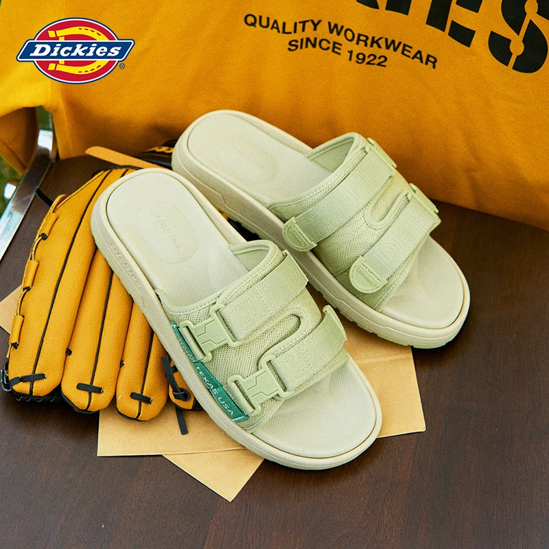 Dickies拖鞋男秋冬外穿2025新款男士凉拖潮牌踩屎感沙滩凉鞋男款