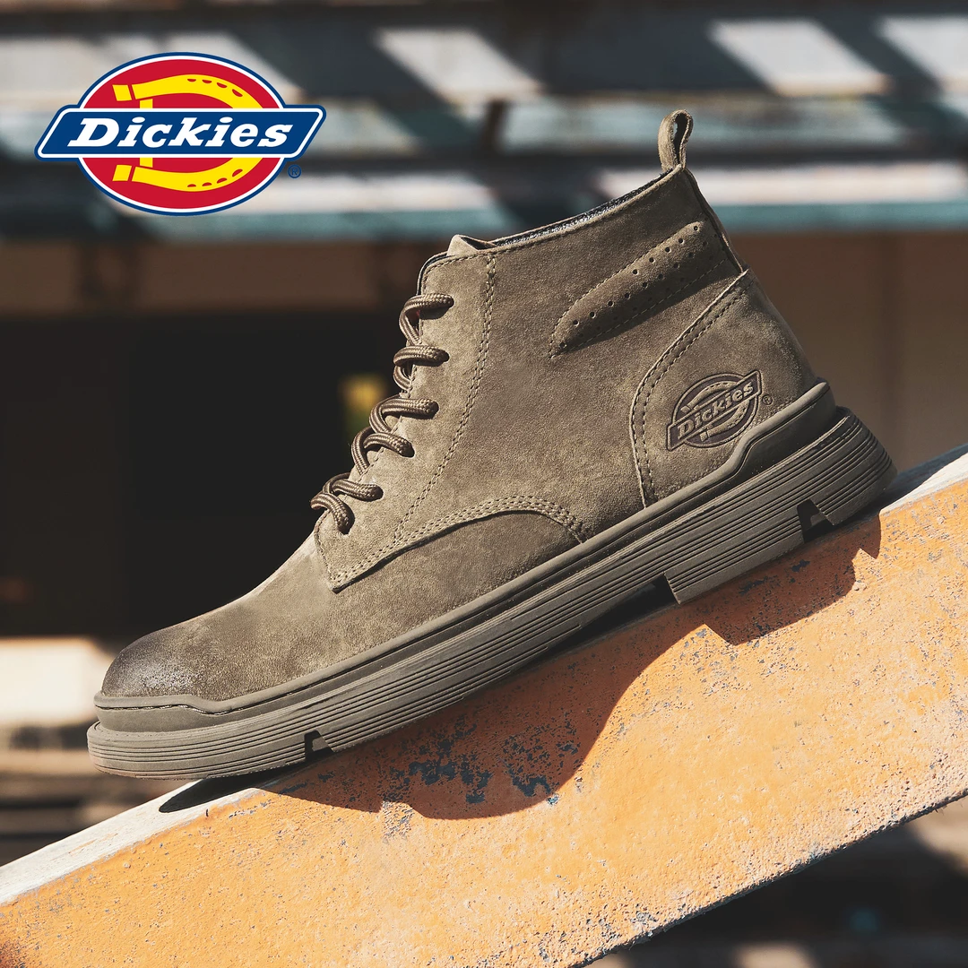 Dickies2025秋冬靴子工装靴英伦风中帮马丁靴男士休闲鞋百搭中性
