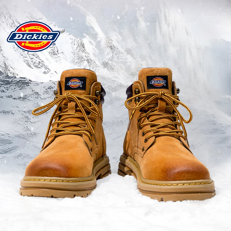 Dickies2025秋冬大黄靴马丁靴男款英伦风耐磨工装靴高帮男鞋户外