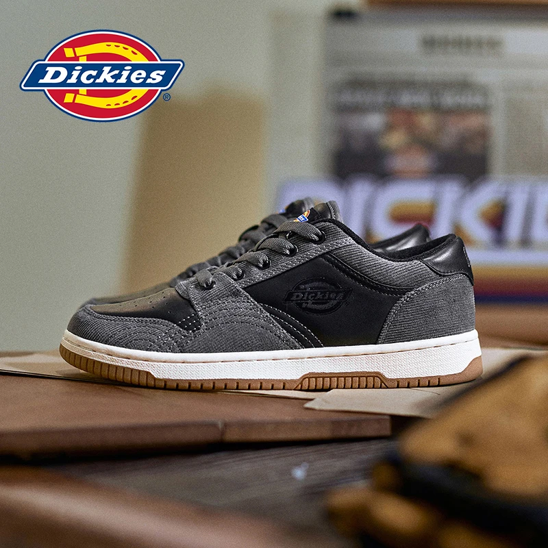 秋冬经典男士潮鞋系带圆头休闲板鞋拼色青年百搭时尚耐磨