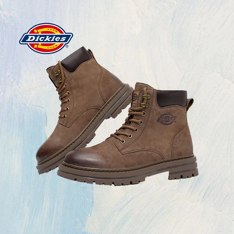 Dickies2024新款美拉德马丁靴夏季薄款厚底靴休闲男士透气时尚