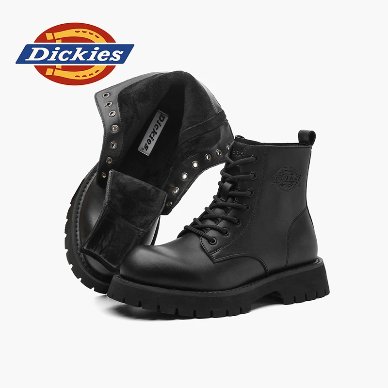 Dickies雪地靴加绒保暖男靴2025新款秋冬靴子工装靴秋冬款男鞋