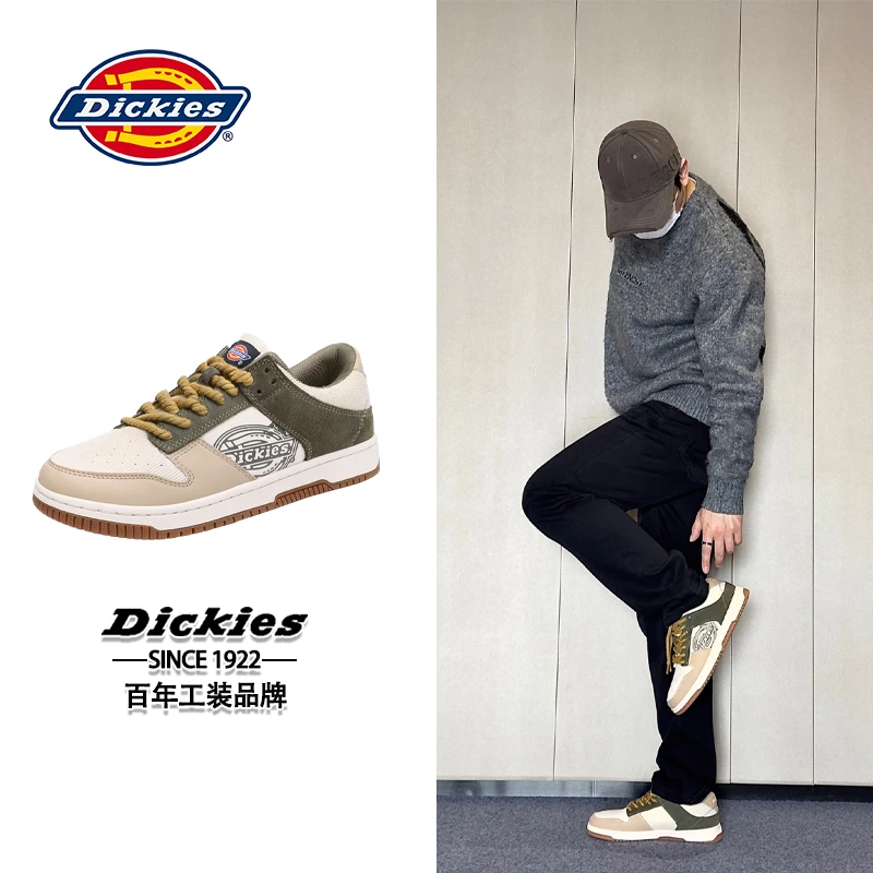 Dickies男鞋秋冬透气休闲鞋子男新款运动板鞋男士百搭低帮潮鞋男