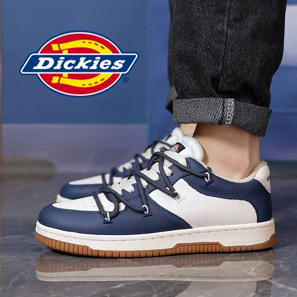 Dickies冬季百搭板鞋男款时尚潮流低帮男鞋透气休闲板鞋男士潮鞋