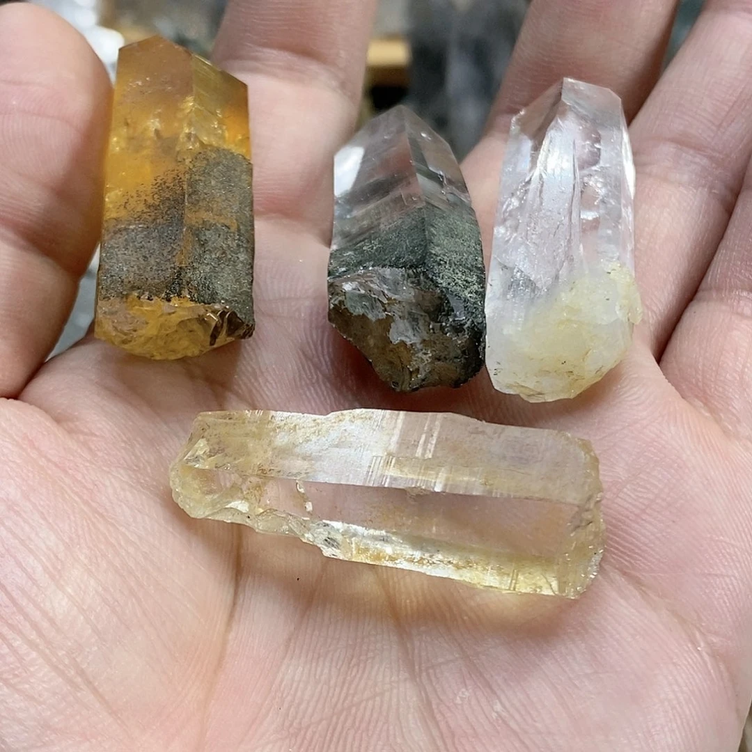 水晶珠宝半成品未镶嵌碎*念