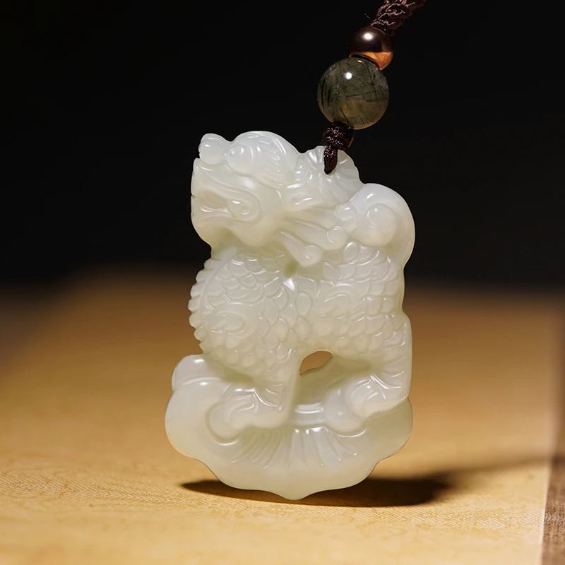和田玉双面立体如意貔貅吊坠男款女白玉玉石项链招财元宝貔恘玉佩