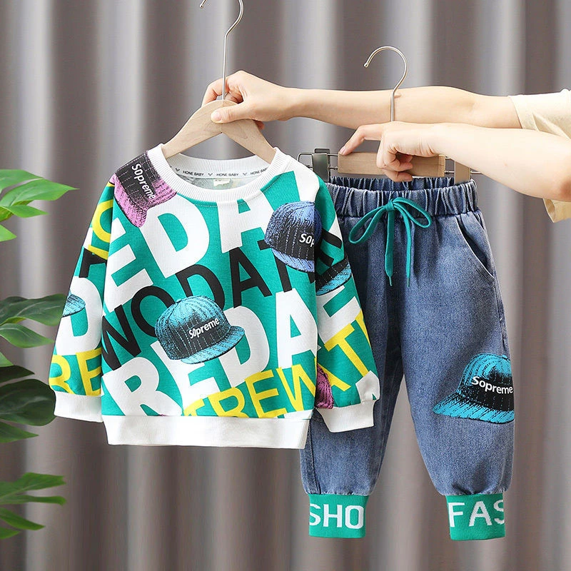 男童秋装套装0-1-2-3-4-5岁半儿童服装宝宝秋天衣服婴儿洋气童装