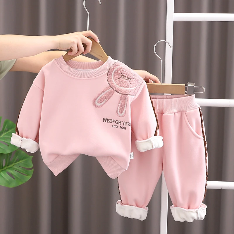 女童冬装套装0-1-2-3-4-5岁半儿童服装宝宝秋冬衣服婴儿洋气童装