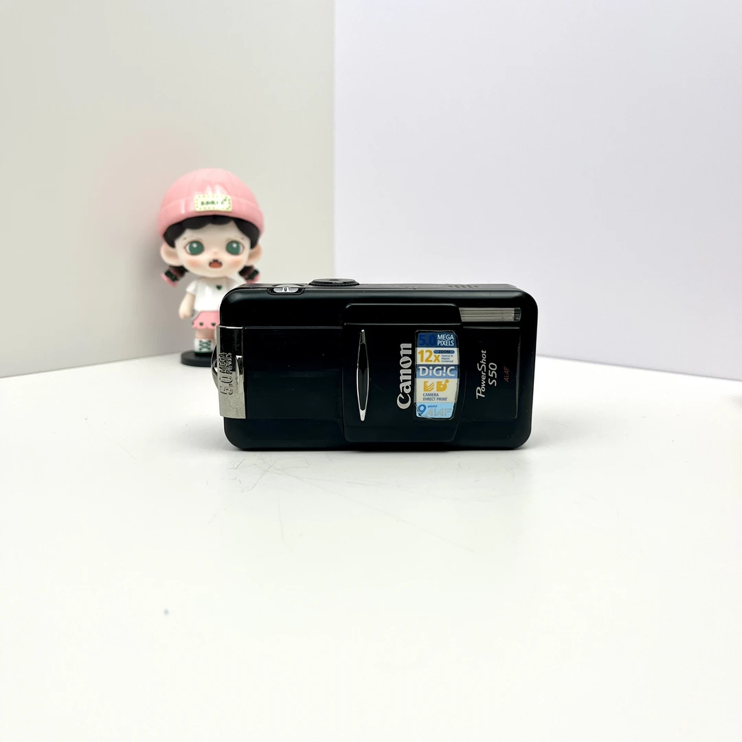 95新 Canon/佳能 佳能s50 网红冷白皮自备 cf读卡器入门级摄影
