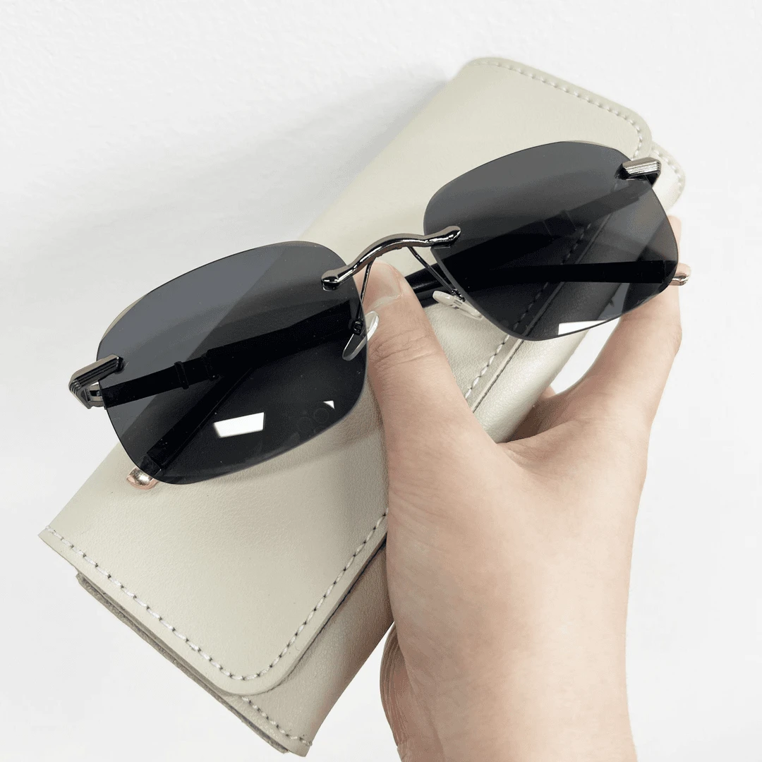 【直播专属】新款无框时尚太阳镜 气质潮流 专为成熟男士设计