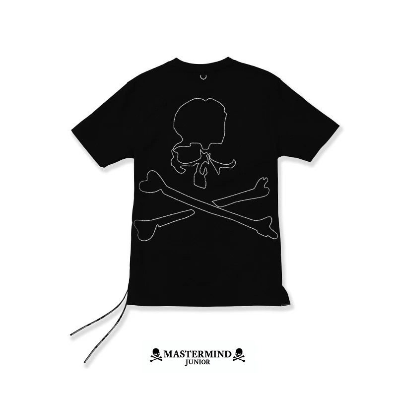 Mastermindjunior暗黑潮牌T恤高奢品质男女烫钻短袖MJ22SST006