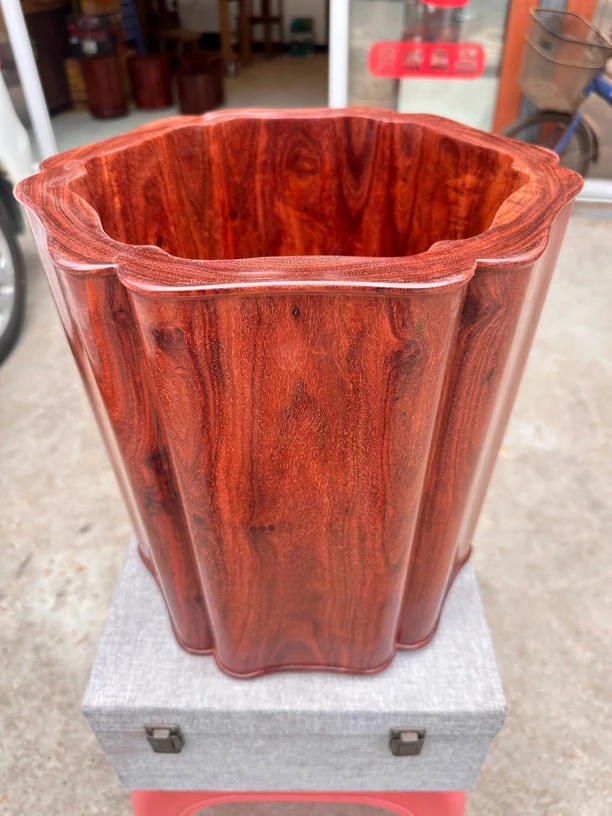 超大尺寸 字画筒 书房 家居 大摆件（非洲小叶紫檀《血檀》）