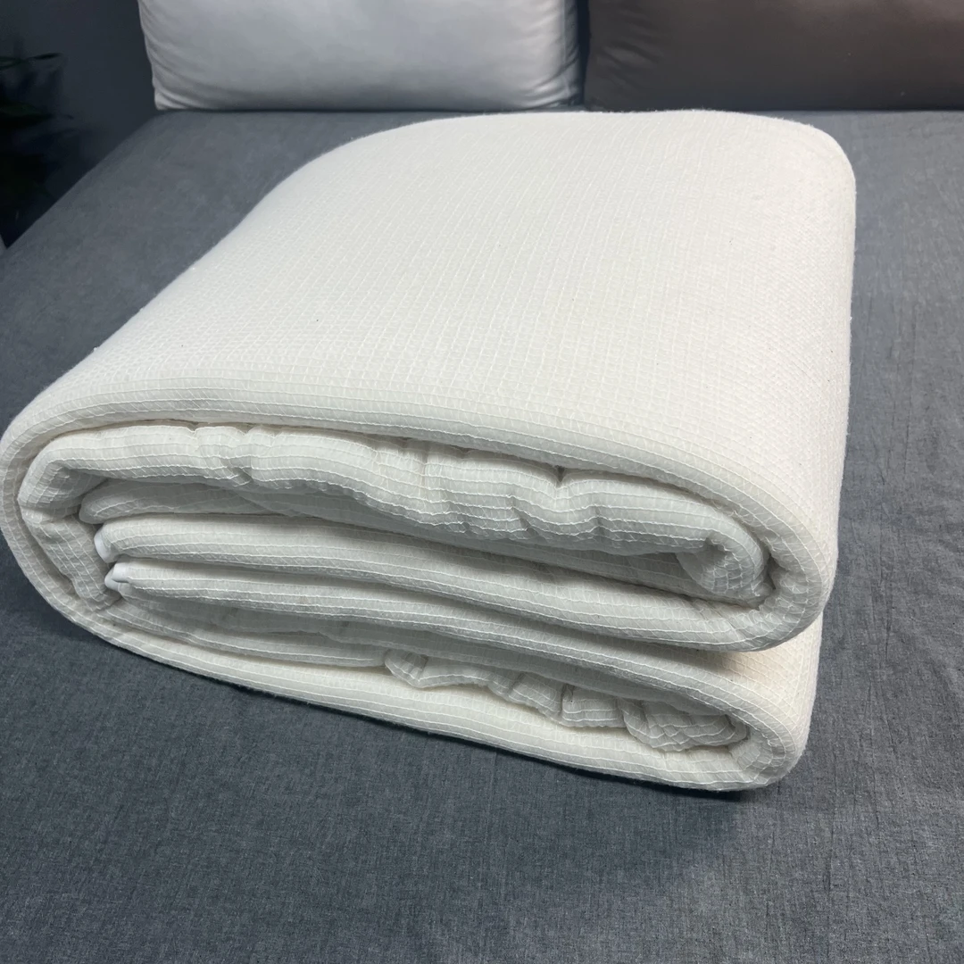 200*230cm传统手工纯棉花被芯透气服贴被子网纱包边棉被双人被子