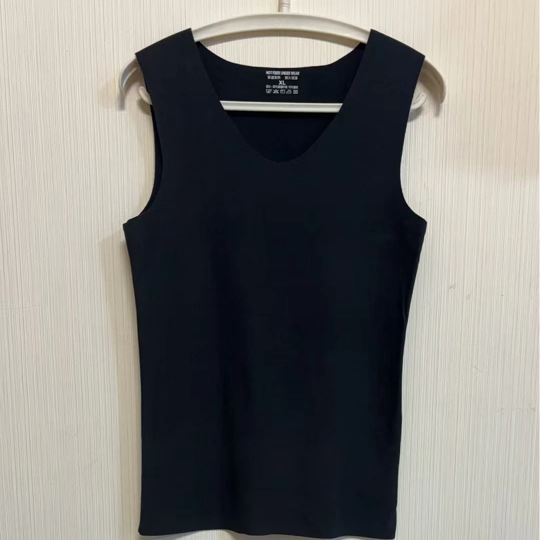 男士急速发热软糯保暖背心